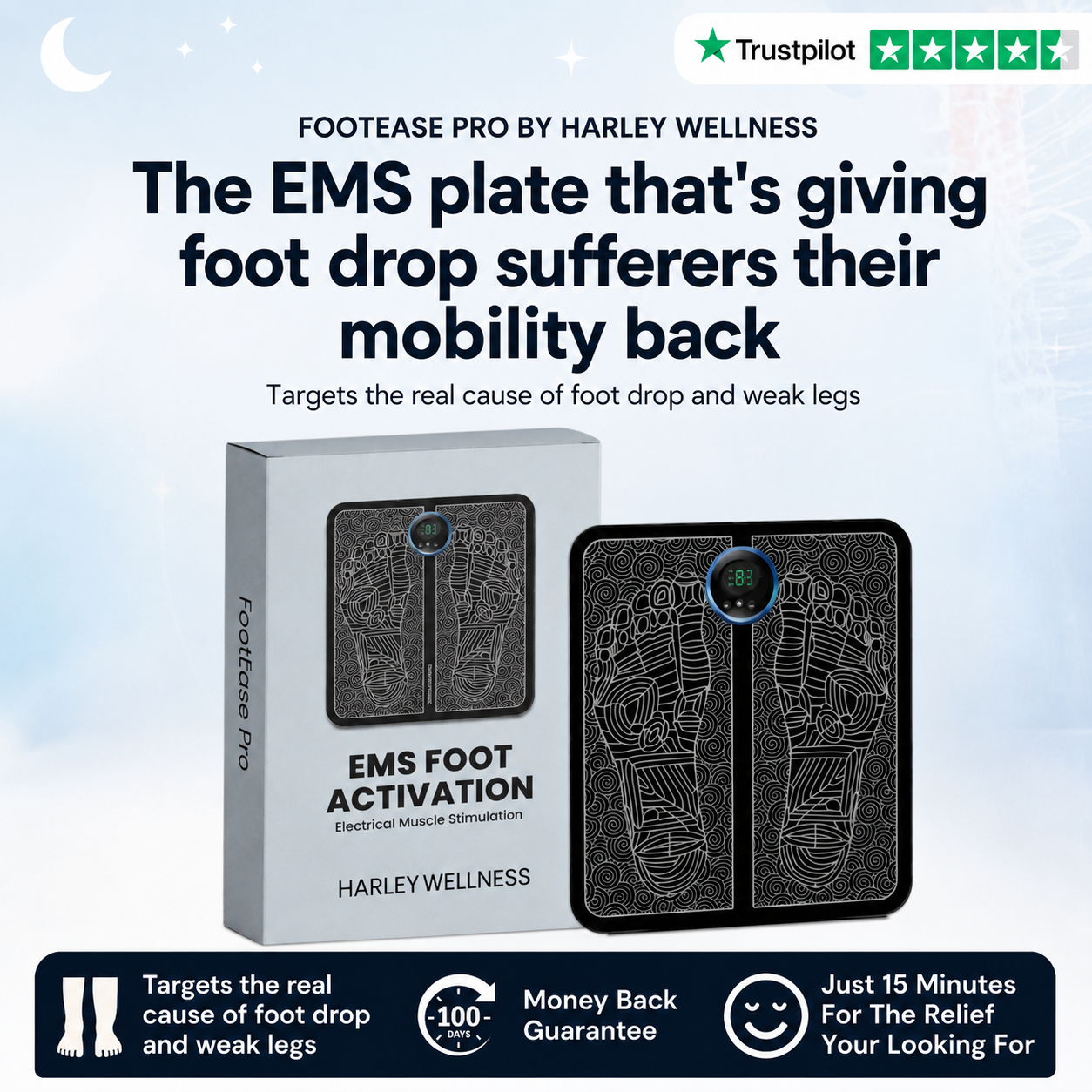 FootEase Pro Fix MS Foot Drop From Home